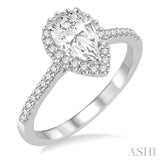 Pear Shape Diamond Engagement Ring