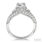 Semi-Mount Diamond Engagement Ring