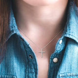 Journey Cross Diamond Pendant