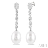 Lovebright Pearl & Diamond Earrings