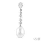 Lovebright Pearl & Diamond Earrings