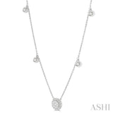 Round Shape Lovebright Diamond Necklace