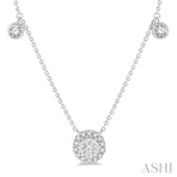 Round Shape Lovebright Diamond Necklace