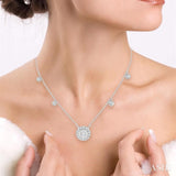 Round Shape Lovebright Diamond Necklace