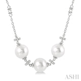 Pearl & Diamond Necklace