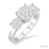 3 Stone Lovebright Essential Diamond Ring