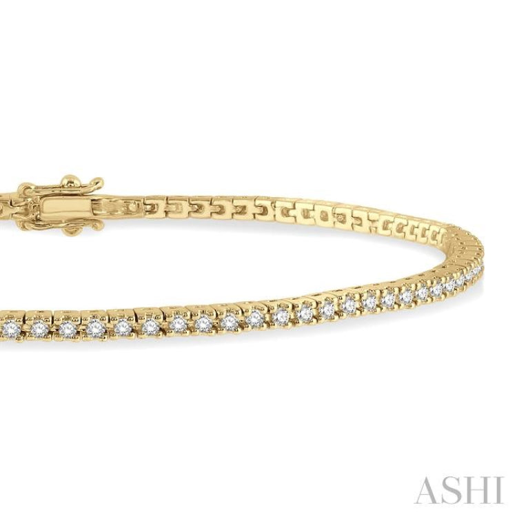 Ruby and Diamond Tennis Bracelet in 18ct Yellow Gold – Hardy Brothers  Jewellers